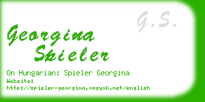 georgina spieler business card